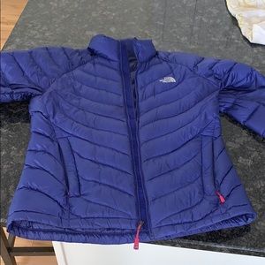 Blue North Face Jacket